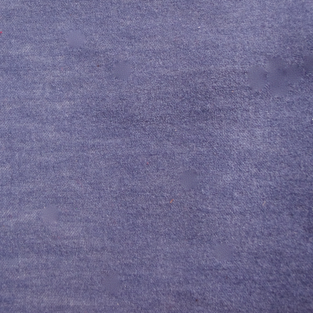 Plush Moquette cloth - Demin blue moquette cloth